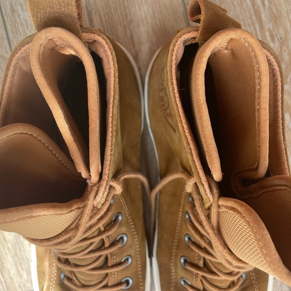 Converse Chuck Taylor All Star Waterproof Boot High Raw Sugar Mens Size 12 - Picture 5 of 10